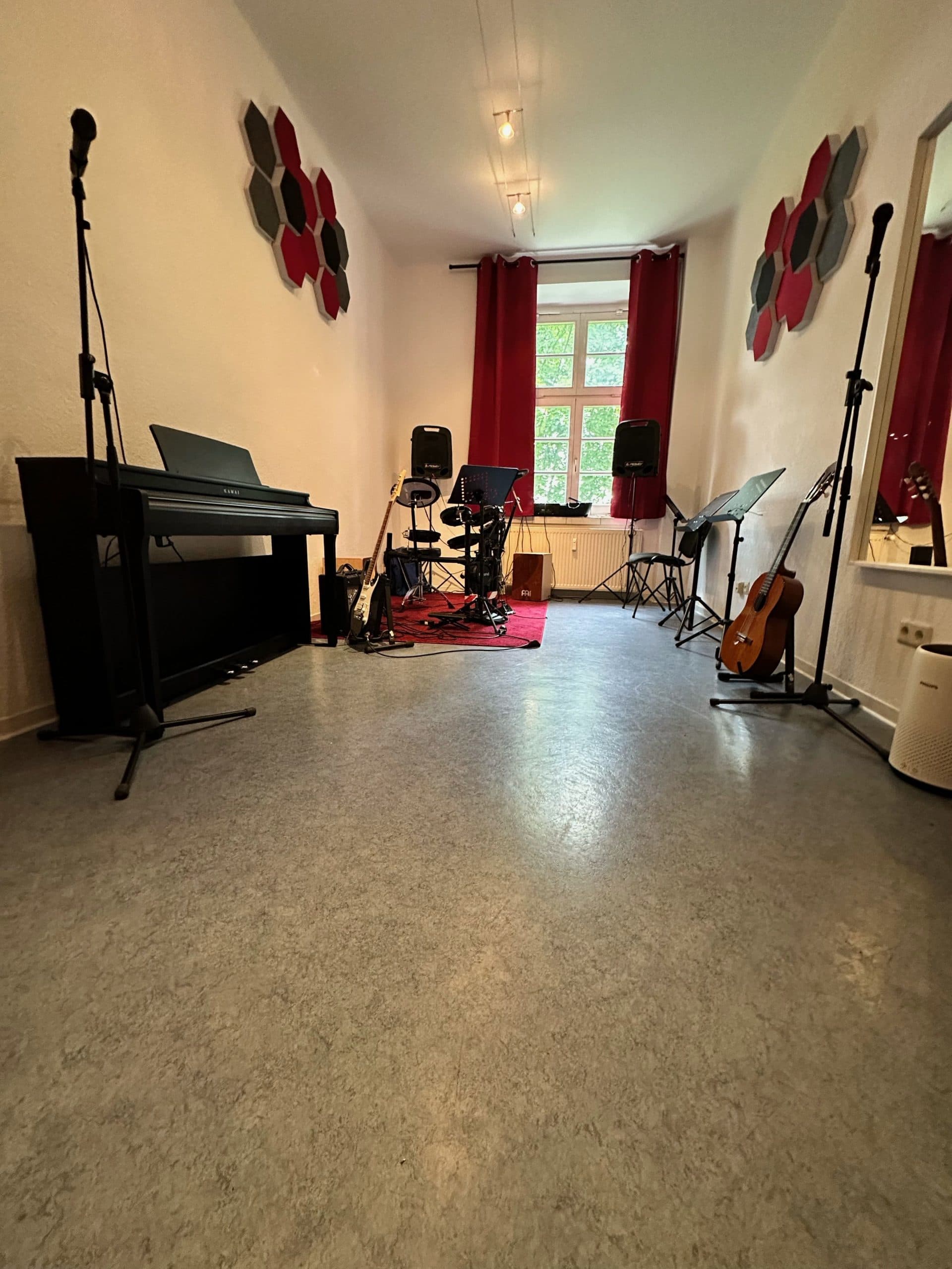 Unterrichtssituation in der Musikschule Hoting